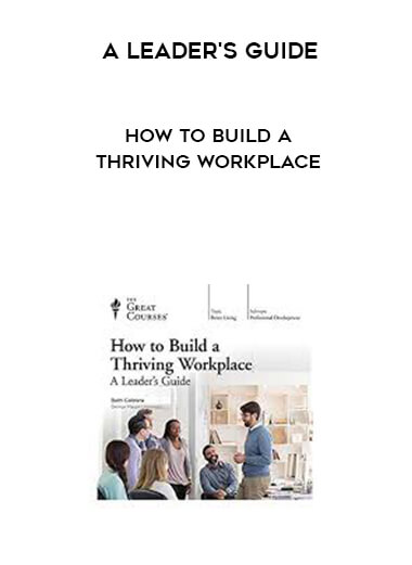 A Leader's Guide - How to Build a Thriving Workplace digital download