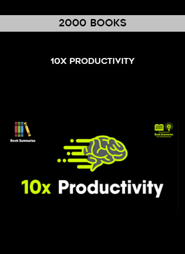 2000 books - 10x Productivity digital download