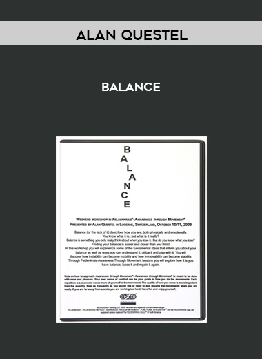 Alan Questel - Balance digital download