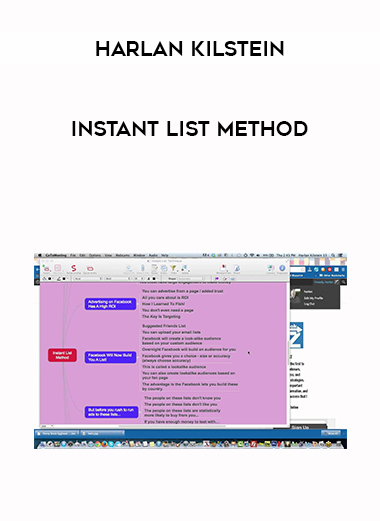 Harlan Kilstein – Instant List Method digital download
