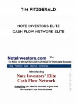 Tim Fitzgerald – Note Investors Elite Cash Flow Network Elite digital download